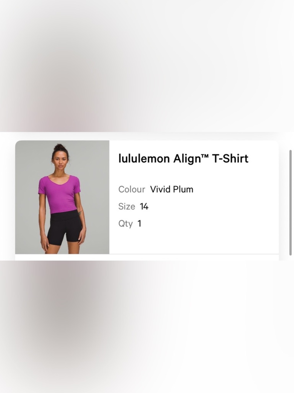 lululemon Align™ T-Shirt Vivid Plum